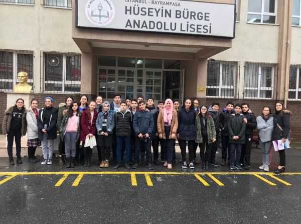 Hüseyin Bürge Anadolu Lisesini Ziyaret Ettik.